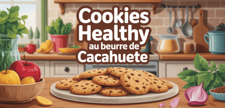 cookies healthy au beurre de cacahuete en cuisine familiale
