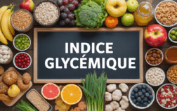 Indice glycémique aliments, table visuelle familles