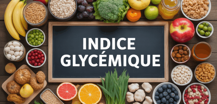 Indice glycémique aliments, table visuelle familles