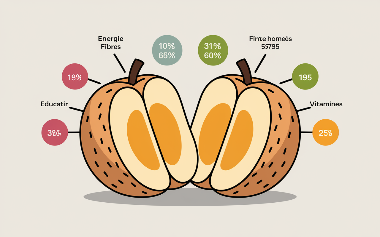infographie valeurs nutritionnelles pomme de terre