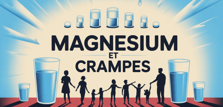 illustration magnesium contre crampes adultes et enfants