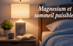 scene relaxante chambre nuit magnesium sommeil