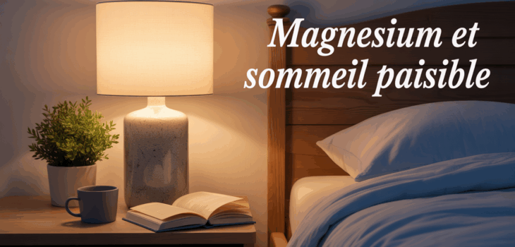 scene relaxante chambre nuit magnesium sommeil