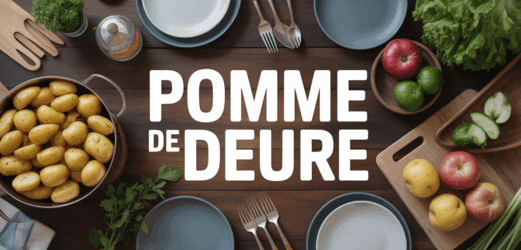 pommes de terre cuites sur table familiale moderne