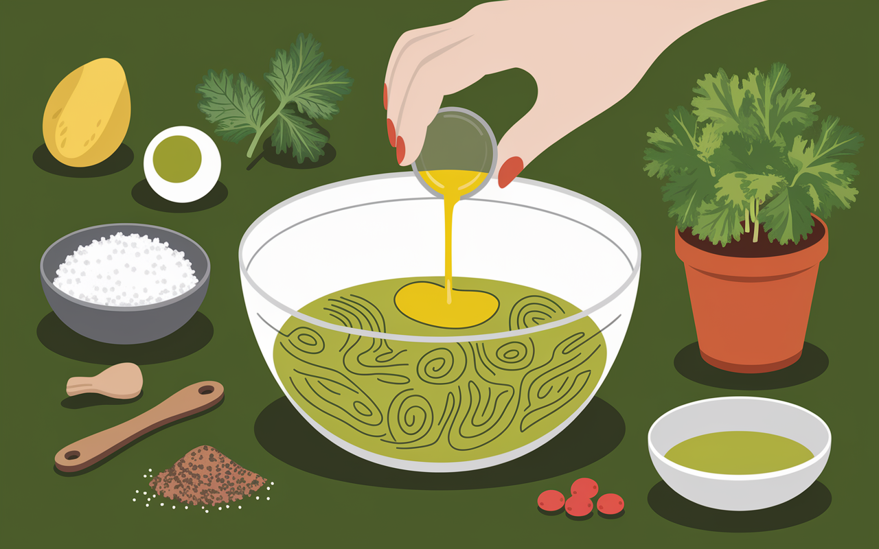 Étapes rapides pour réaliser une sauce salade de riz maison