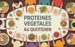 grande table famille avec plats proteines vegetales