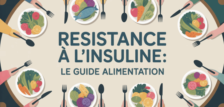 table familiale avec assiettes pour resistance a l'insuline