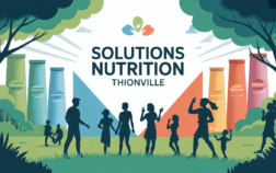 Solutions Nutrition Thionville, familles au parc produits nutrition