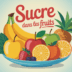 Assiette de fruits frais et éléments nutrition