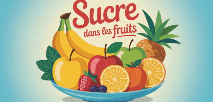 Assiette de fruits frais et éléments nutrition