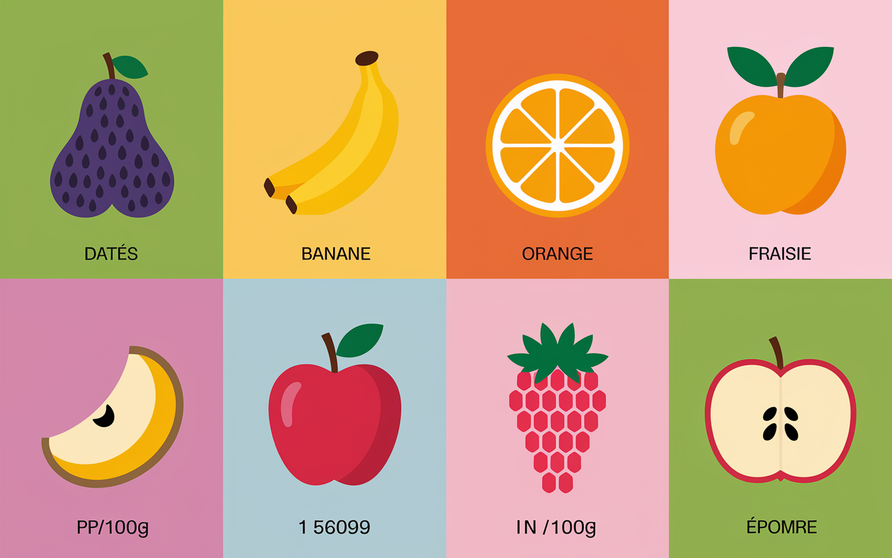 Teneur en sucre et indice glycémique des fruits
