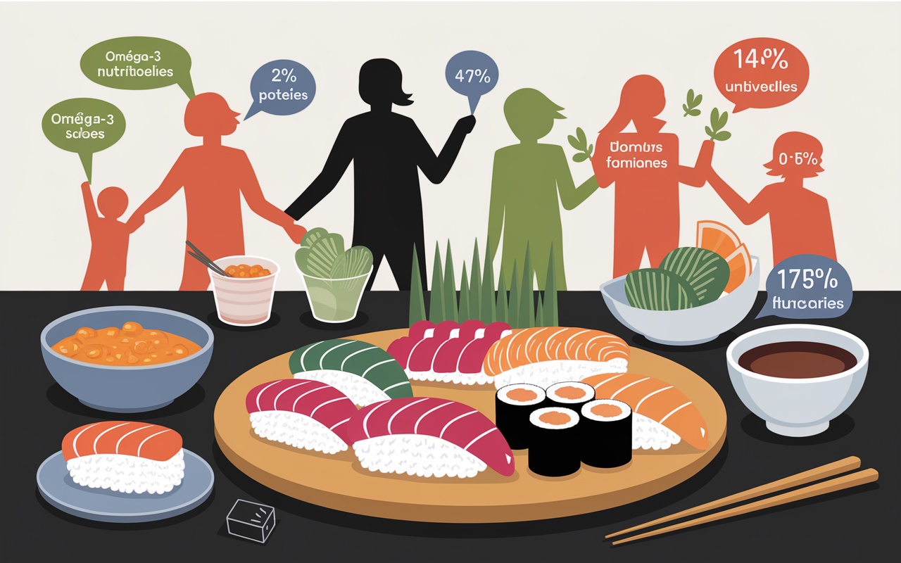 Sushis nutrition oméga-3 calories