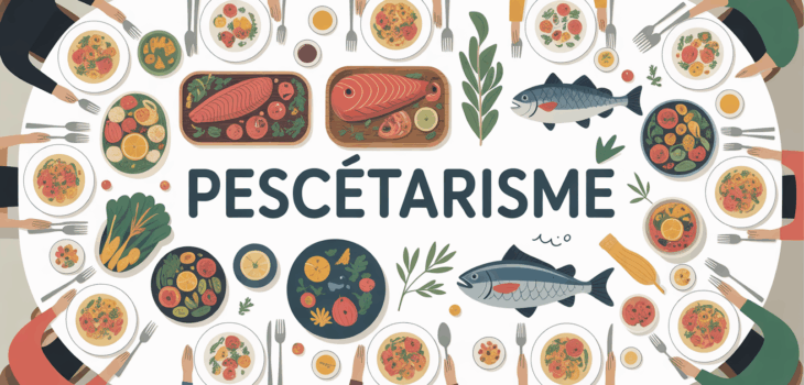 pescétarisme table conviviale avec poissons légumes fruits de mer