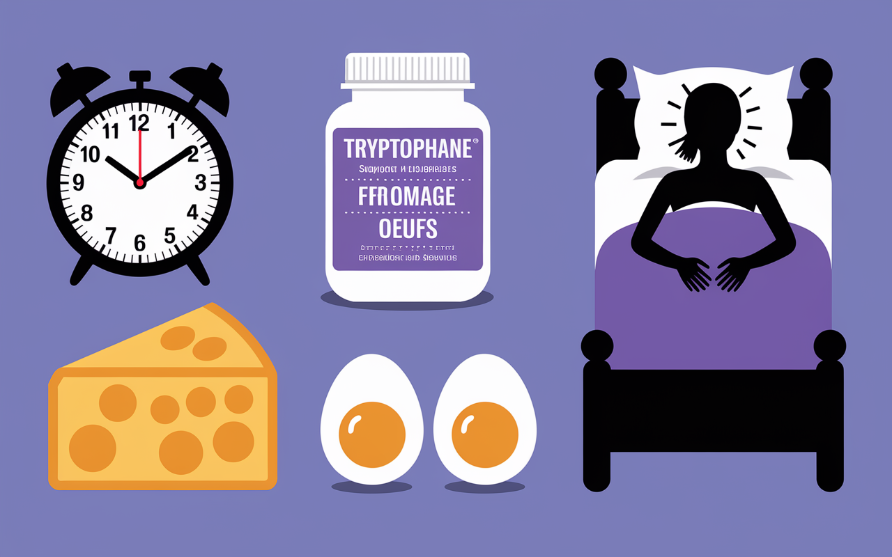 horloge supplement aliments tryptophane sommeil