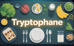 table de nuit avec tryptophane aliments et supplements