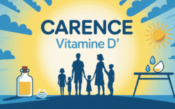 famille carence vitamine D gouttes soleil flacon