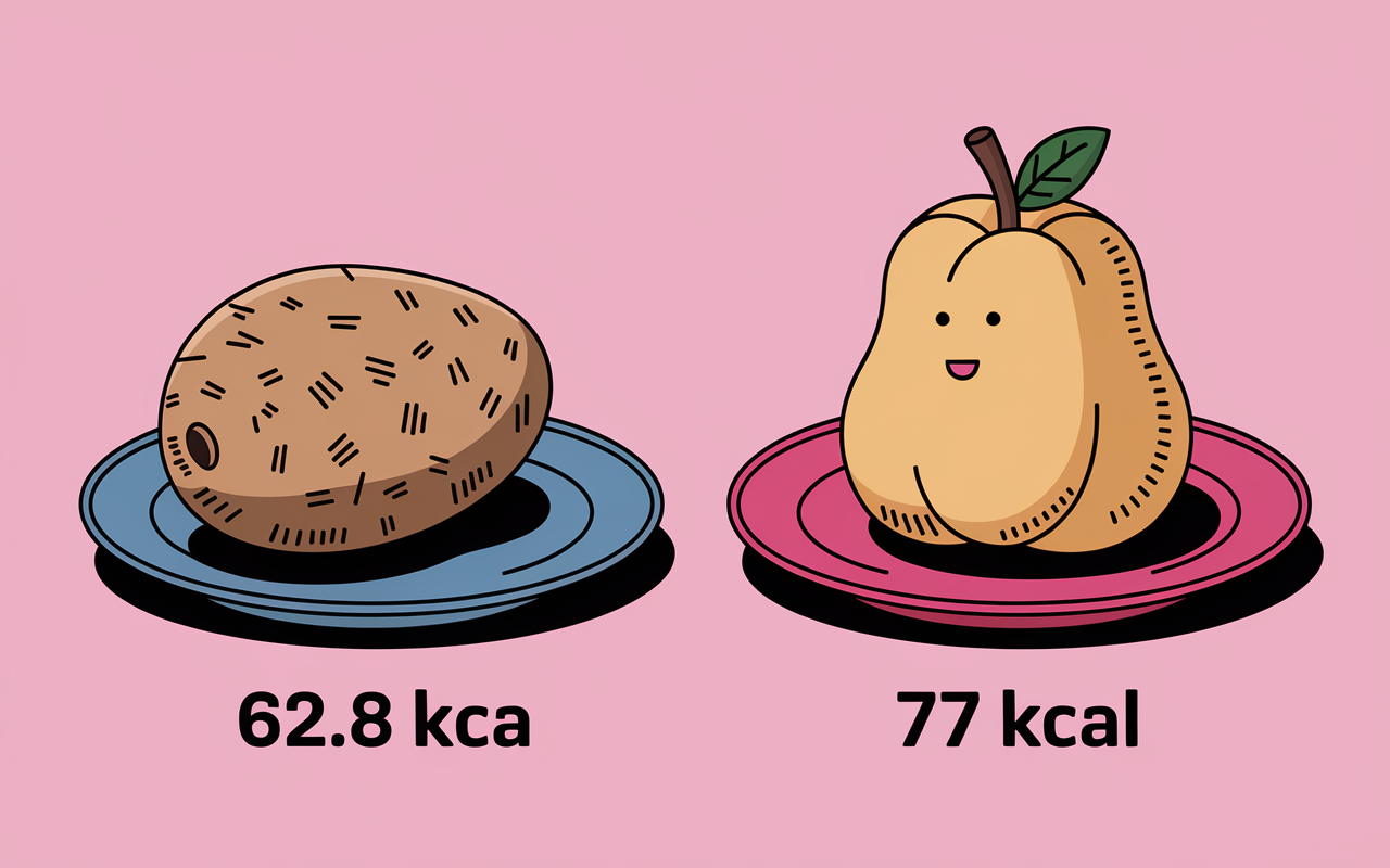 patate douce contre pomme de terre calories ig