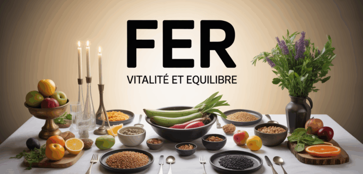 table familiale aliments fer vitalité équilibre