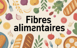 Table familiale conviviale avec aliments riches en fibres alimentaires