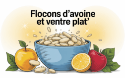 bol flocons avoine fruits frais perte graisse abdominale