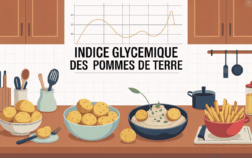illustration indice glycémique pommes de terre cuisine courbe