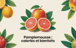 Illustration pamplemousse calories bienfaits avec autres fruits
