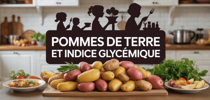 Scène cuisine familiale pommes de terre indice glycémique