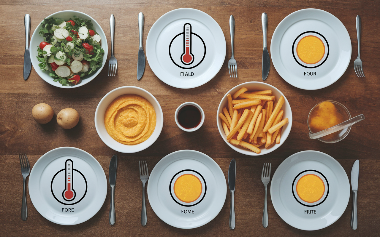 préparation IG pommes de terre froid chaud