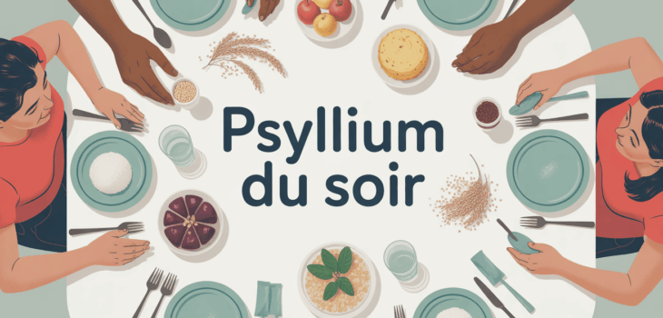 famille utilise psyllium du soir au diner