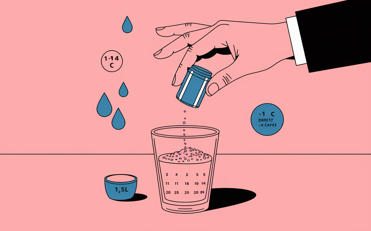 dosage psyllium cuillère verre d'eau et calendrier