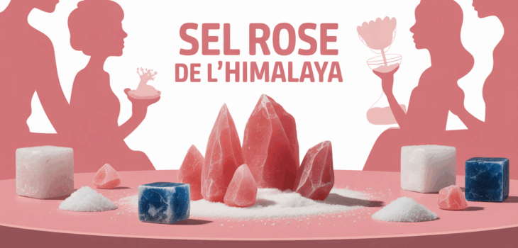 table familiale cristaux sel rose himalaya