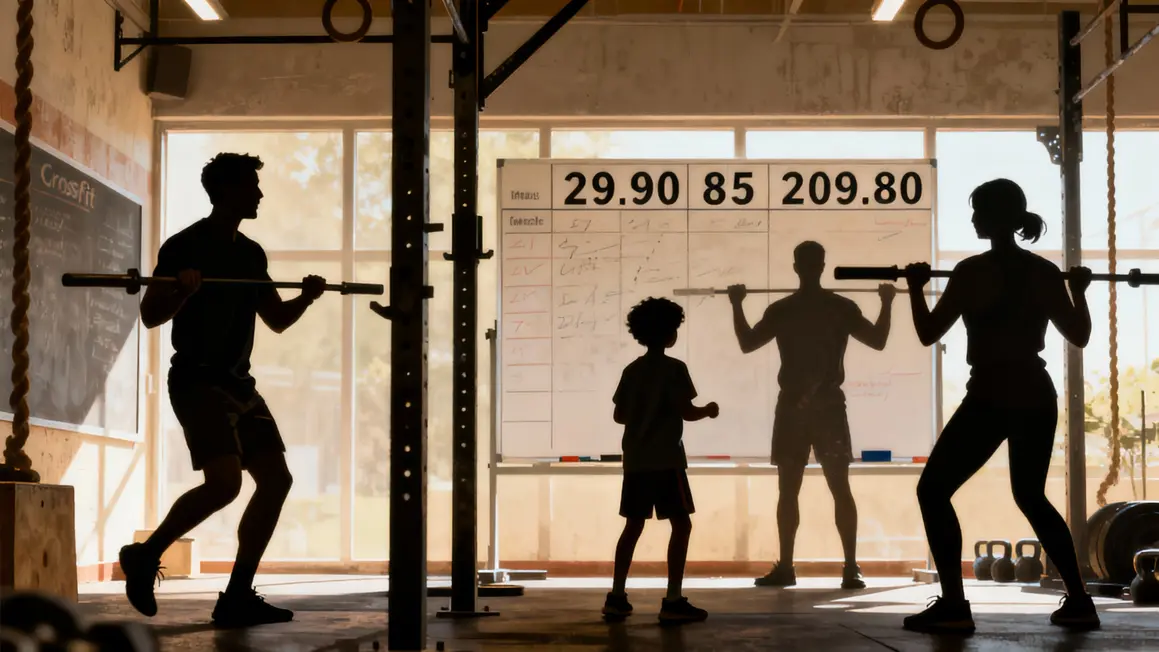 famille crossfit économie ambiance dynamique