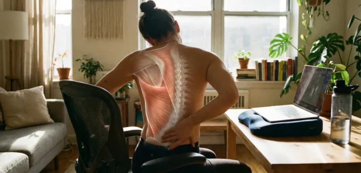 personne assise schema grand dorsal posture dos