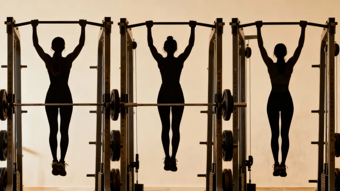 femmes exercices tractions rowing pull over grand dorsal