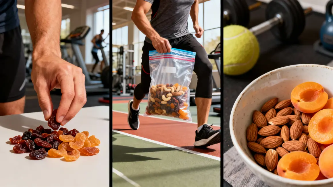 consommation fruits secs moments effort sport