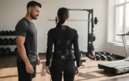 Coach Miha Bodytec électrostimulation femme en studio