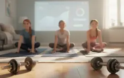 image HomeFit fitness famille tapis modularité suivi