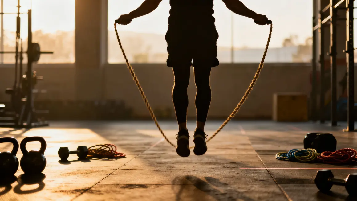 Saut à la corde CrossFit double passage cardio technique