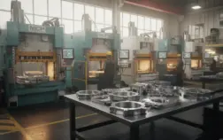 machines a frapper MCP en atelier industriel avec operateurs et securite