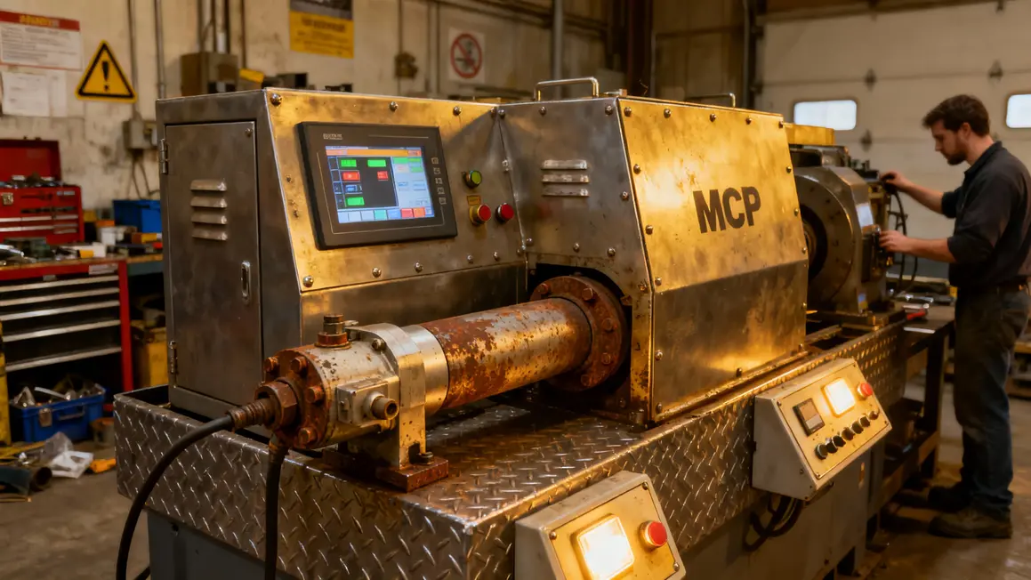 machine industrielle MCP chassis robuste et verin pneumatique
