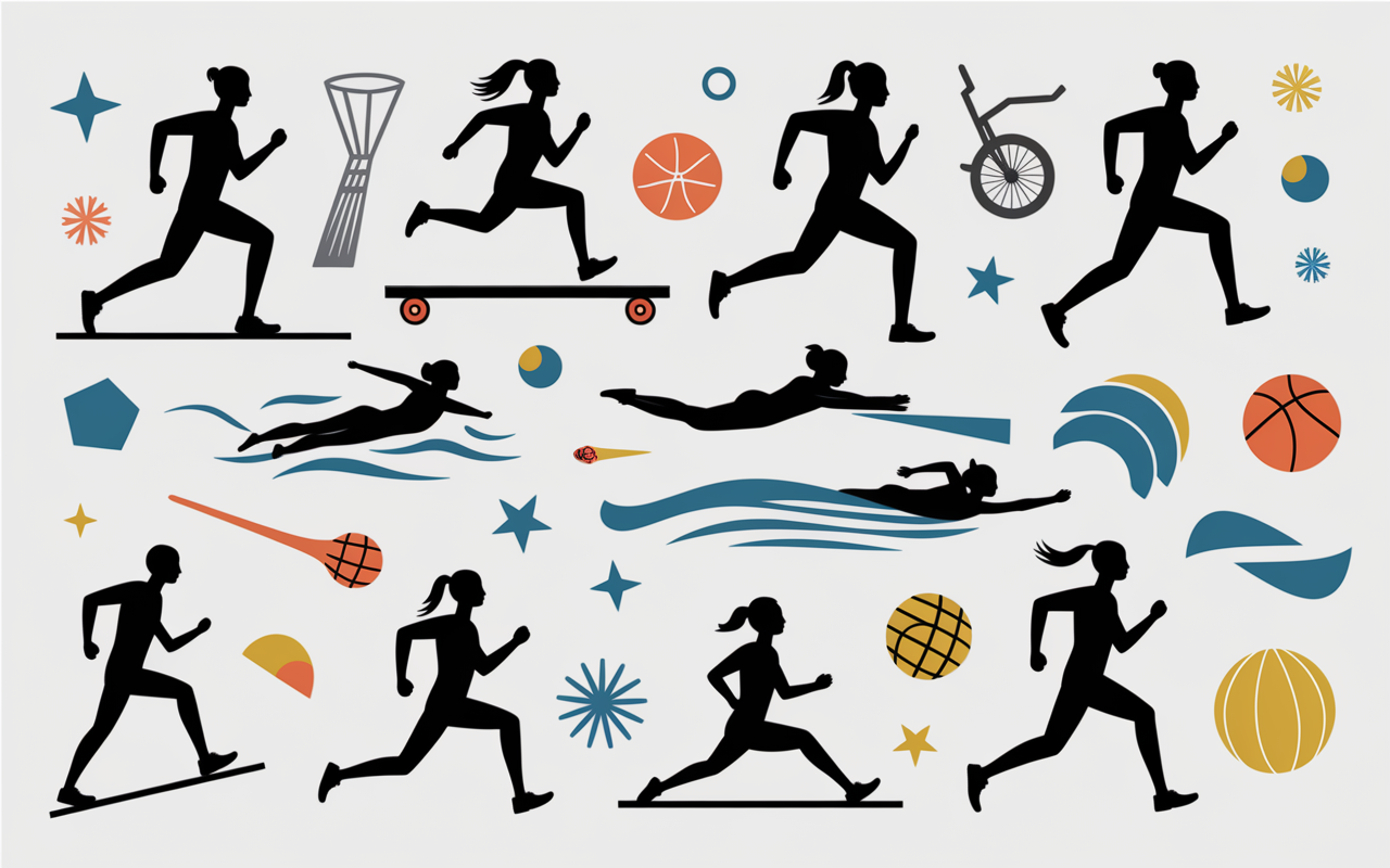panorama quel sport pratiquer silhouettes sports accessibles