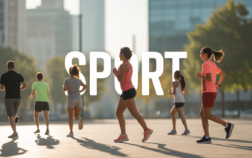 visuel quel sport pratiquer silhouettes sportives ambiance dynamique