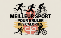 illustration avec silhouettes de sports pour quel sport brule le plus de calories
