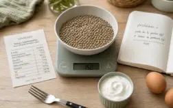 Calcul protéine par aliment : protéines pour 100 g