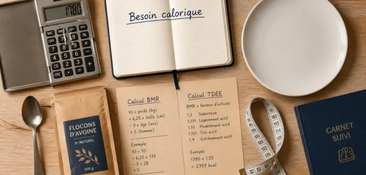 Besoin journalier calories calcul : calcul métabolisme, activité et objectif
