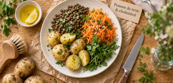 Pommes de terre et cholesterol : cuisson