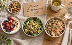 menu regime proteine 2 semaines, 14 jours