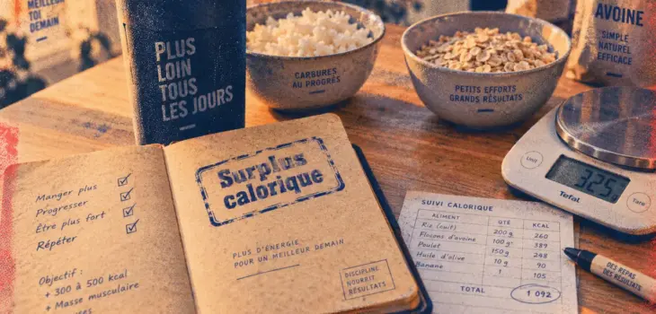 Régime de prise de masse : surplus calorique maîtrisé